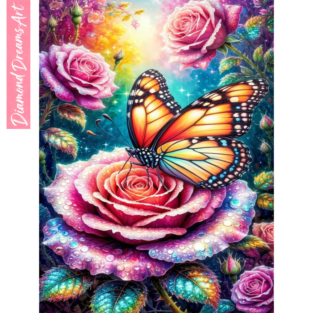 Schmetterling Diamant-Mosaik 5 – Embroidery Rose Bewertung und Preis