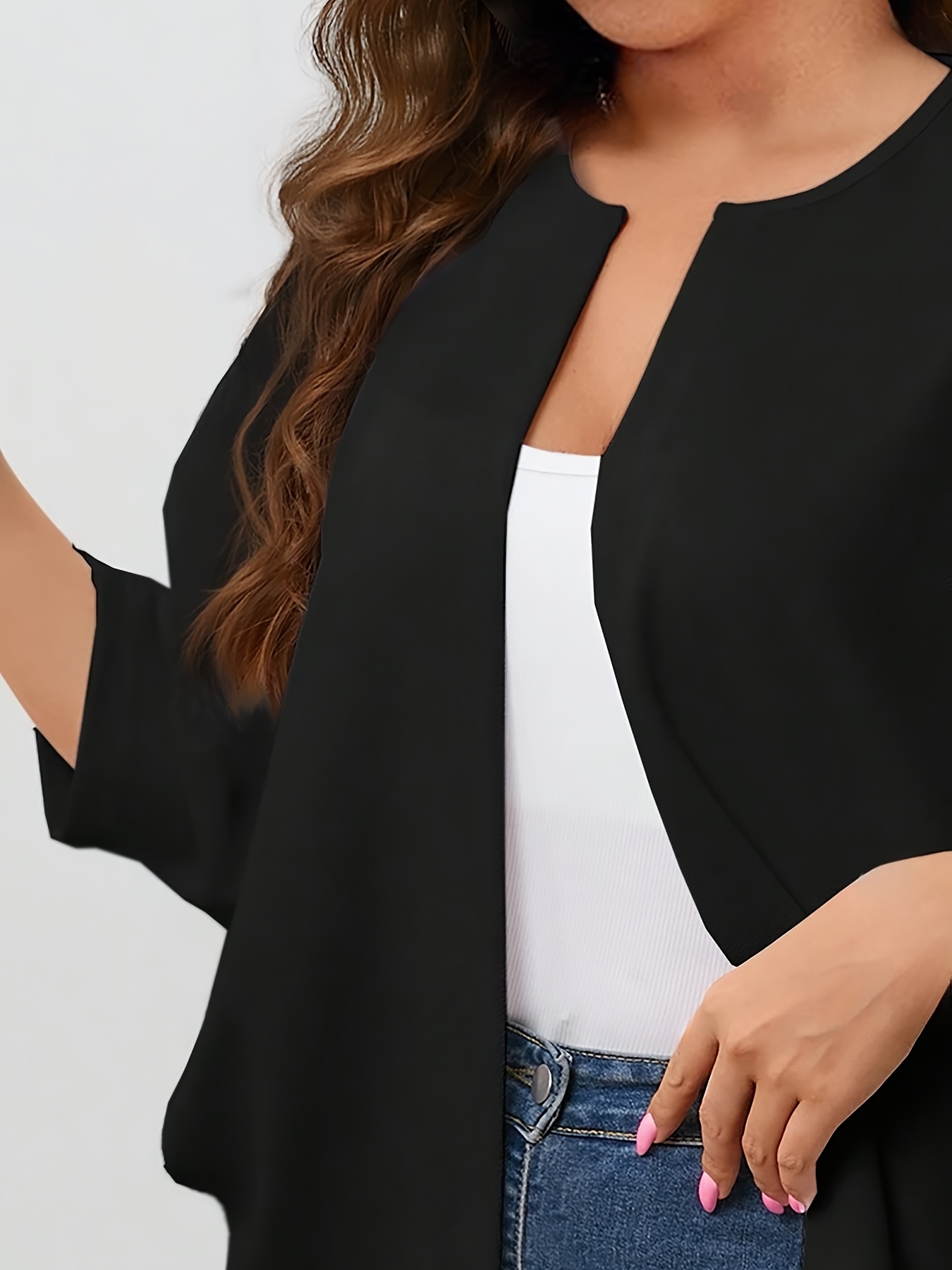 Damen-Cardigan in Übergröße, v – Embroidery Online Bewertung und Preis
